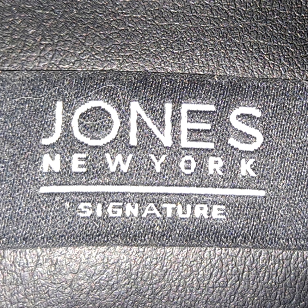 Jones New York Cypress Heeled Penny Loafers Women's 8.5M Black Patent 3" Heels - Picture 7 of 14